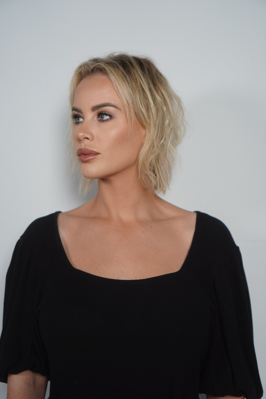 Before &mdash; fine, thin natural hair before extensions